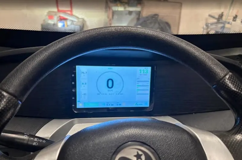 Motion Mirage: Dashboard & stuur