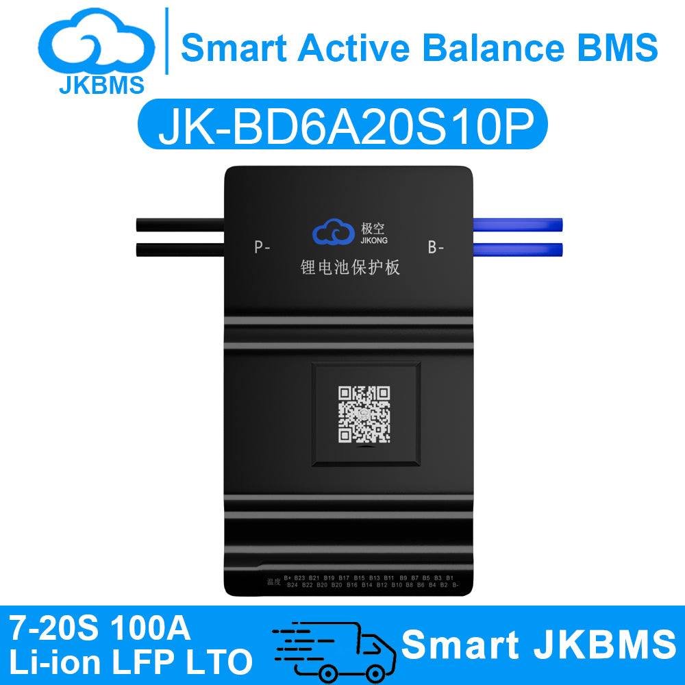 JK-BD6A20S10P · 100A Smart BMS (8S-20S)